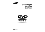 Samsung DVD-P246K User manual