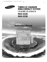 Samsung MAX-S520 User manual