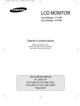 Samsung 211MP User manual