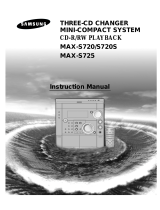 Samsung MAX-S720 User manual