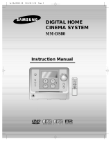 Samsung MM-DS80 User manual