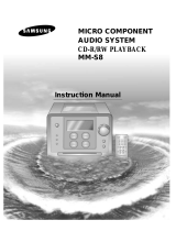 Samsung MM-S8 User manual