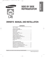 Samsung RS60FJSM User manual