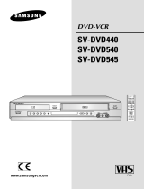 Samsung SV-DVD540V User manual