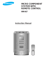 Samsung MM-N7RH User manual
