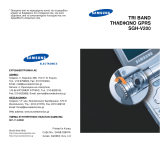 Samsung SGH-V200 User guide