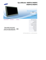 Samsung 400PXN User manual