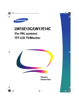 Samsung LW15E13C User manual