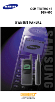 Samsung SGH-600DY User manual