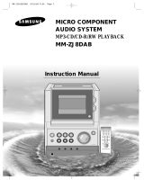 Samsung MM-ZJ8DAB User manual