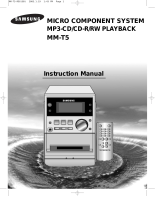 Samsung MM-T5 User manual