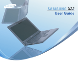 Samsung NP-X22 User manual