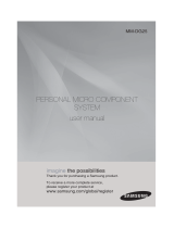 Samsung MM-DG25 User manual
