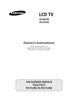 Samsung LW15N13W User manual