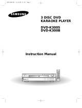 Samsung DVDK300 User guide