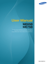 Samsung ME75B User manual