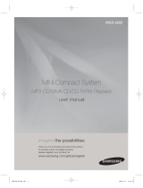 Samsung MAX-G85 User manual
