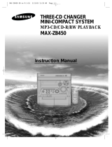 Samsung MAX-ZB450 User manual
