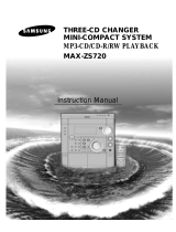 Samsung MAX-ZS720 User manual