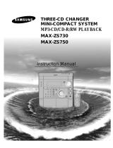 Samsung MAX-ZS730 User manual