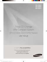 Samsung MX-D830 User manual