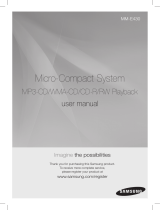 Samsung MM-E430 User manual