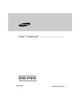 Samsung DVD-V7979 User manual