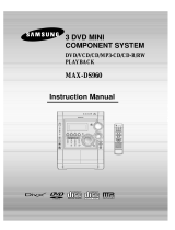 Samsung MAX-DS960 User manual