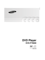 Samsung DVD-P78000 User manual