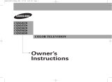 Samsung CS-29Z47Z3Q User manual