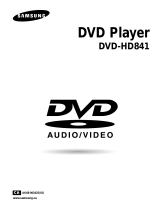 Samsung DVD-HD841 User manual