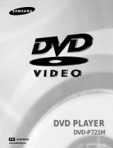 Samsung DVD-P721M User manual