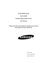 Samsung SGH-A226R User manual