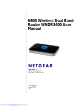 Netgear WNDR3400 - N600 Wireless Dual Band Router User manual