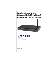Netgear CBVG834G Owner's manual