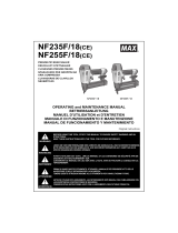 Max NF255FA/18 Owner's manual
