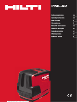 Hilti PML 42 Operating instructions