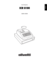 Olivetti ECR 8100 User manual