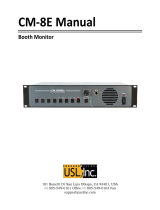 QSC CM-8E User manual
