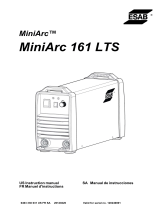 ESAB MiniArc 161 LTS User manual