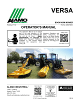 Alamo Industrial Versa Series (Boom & Side Rotary/Flail/Ditcher) User manual