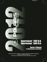 Polaris Sportsman 400 / 500 H.O. Owner's manual