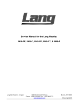 Lang EHS-T User manual