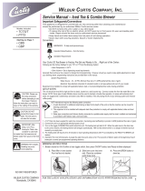 Wilbur Curtis Company TCTS User manual