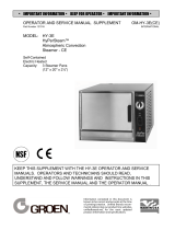 Groen HY-3E(CE) User manual