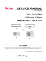 Haier HSU18VHJ(DB) User manual