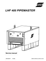 ESAB LHF 405 Pipemaster User manual