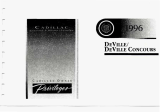 Cadillac DEVILLE 1996 Owner's manual