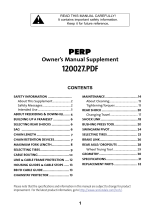 Cannondale Perp Owner's manual
