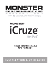 Monster ICRUZE INTERFACE CABLE MPC FX IM-MB1 Installation & User Manual